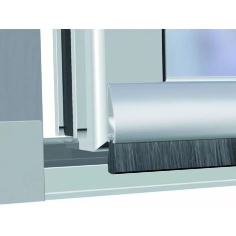 Plinthe Anti-vent : Inox à brosse (BDP 3 B RVS) - ELTON