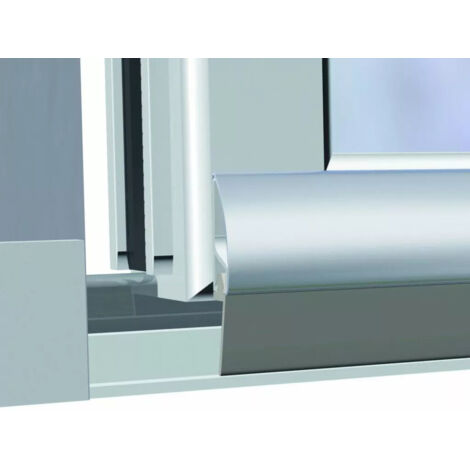 Plinthe Anti-Vent : Inox à lèvre (BDP 3 RVS) - ELTON