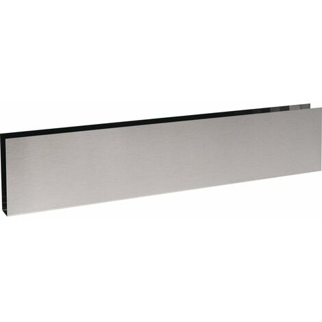 Plinthe de bas de porte en U inox satiné