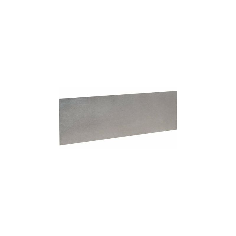 Plinthe de bas de porte Plate Inox satiné Duval 830x250 adhésif