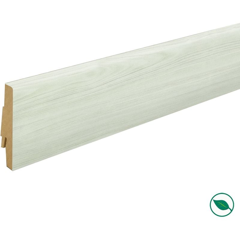 Pack 5 Plinthes décoratives 8630 chêne aspen 2400 x 70 x 19 mm.PEFC 70%