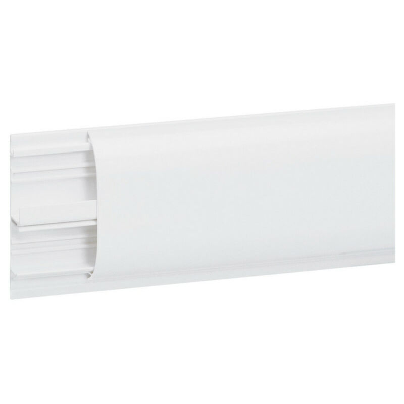 Plinthe DLPlus 80x20mm 2 compartiments blanc (030069)