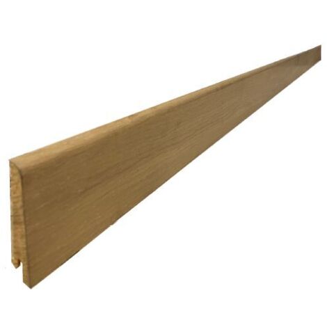 Plinthe bois chêne naturel huilé brut 15x80x2400 mm – Finition adaptée pour parquets – Installation facile avec colle spéciale – Woodflooring
