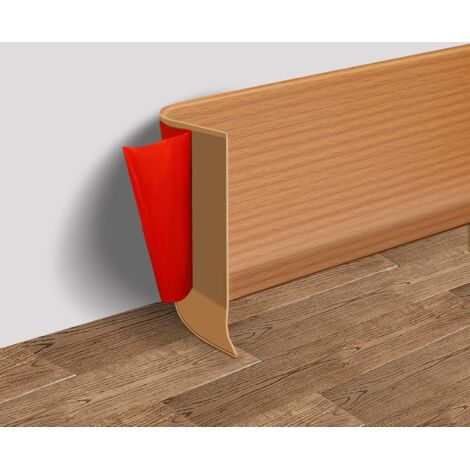 Plinthe Murale Autocollante Vinyle – Moulure Flexible 10x3 m, Effet Bois Noyer Noir, Design Peel & Stick