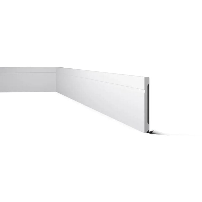 Plinthe NMC FD20 WALLSTYL Noel Marquet Profil de décoration design intemporel classique blanc 2 m