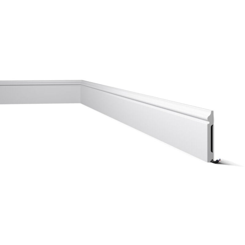 NMC - Plinthe FL2 wallstyl Noel Marquet Profil de décoration design intemporel classique blanc 2 m