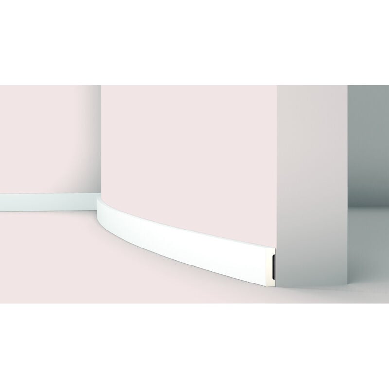 NMC - Plinthe FT2 Flex wallstyl Noel Marquet Moulure décorative flexible Cimaise Moulure frise design moderne blanc 2 m