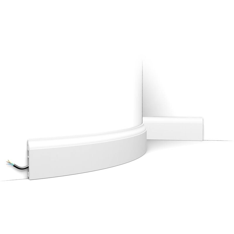 SX172F Flexible Plinthe Orac Decor - 8,5x1,4x200cm (h x p x l) - plinthe décorative polymère - rigide ou flexible : flexible - conditionnement : a