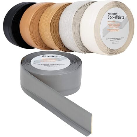Plinthe Oslo 50 x 15 mm Gris Longueur: 15 mètres