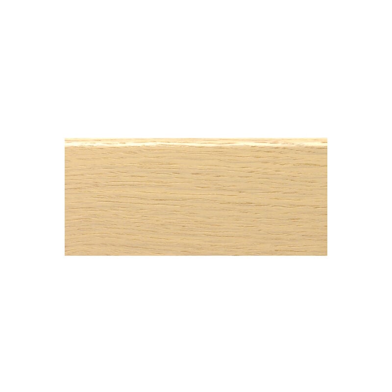 Plinthe pour parquet Chêne Blanchi - Chêne Brut - 7 cm - Longueur 220 cm