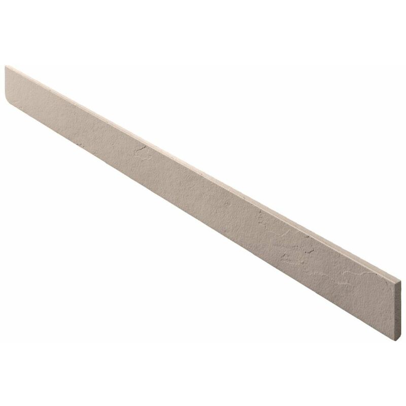 Poalgi - Plinthe pour receveur de douche blanc Perla, L.9 x l.100 cm, finition ardoise