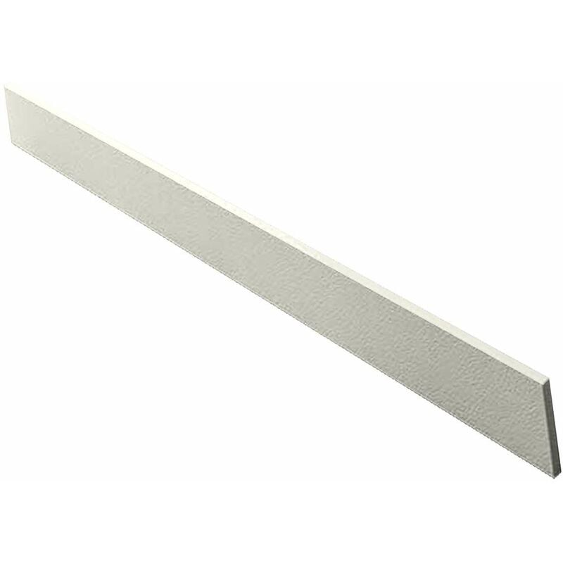 Plinthe pour receveur de douche Poalgi, blanc Marfil, L.9 x l.100 cm, finition sable