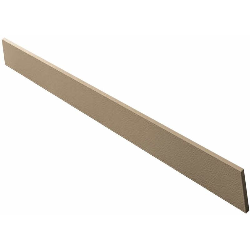 Plinthe pour receveur de douche Poalgi, beige Albero, L.15 x l.140 cm, finition sable