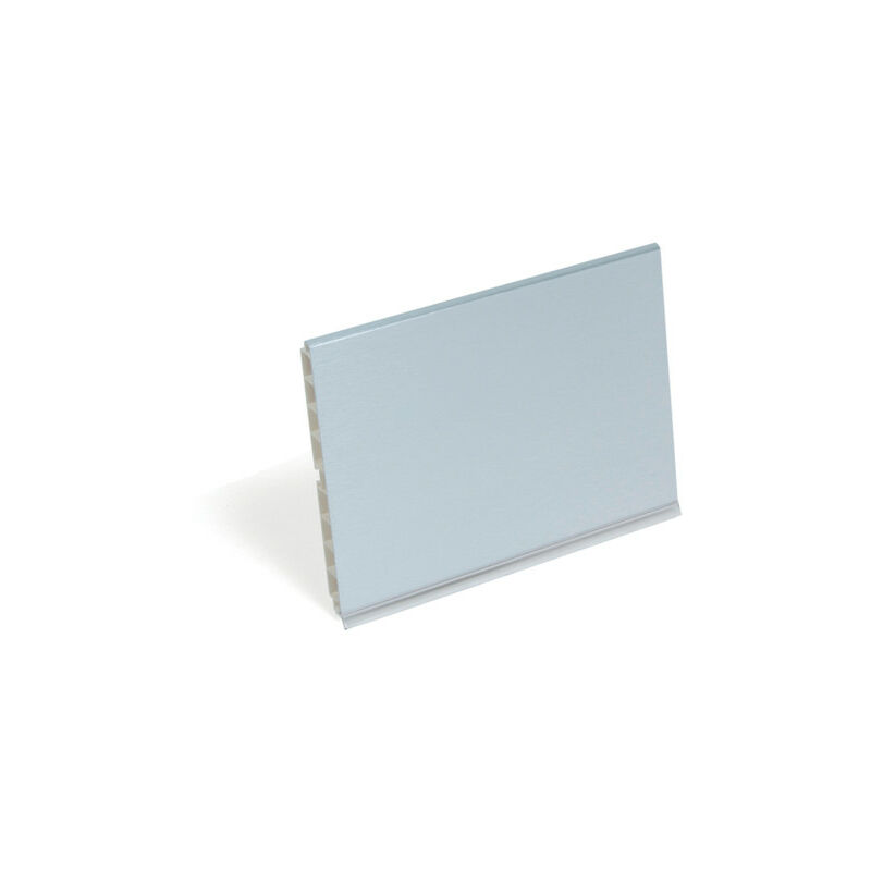 Emuca - Plinthe pvc aluminium 150mm finition anodisé satiné 3,9ml 8060363