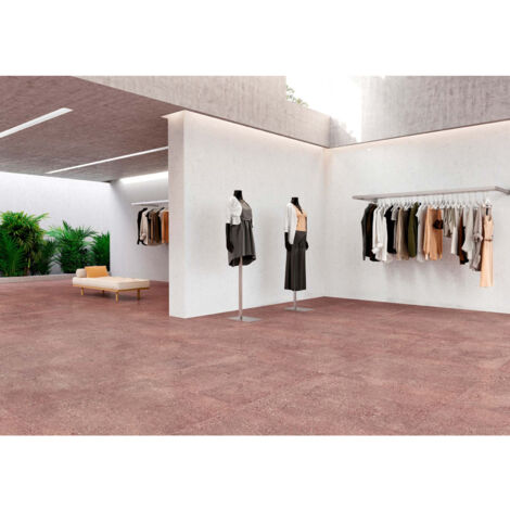 Plinthes pour Plinthes pour Carrelage effet terrazzo Wind - Rouge - Plinthe 60x7.5cm boîte de 7.20 ml - Rouge - Rouge - Plinthe 60x7.5 cm boîte de 0.