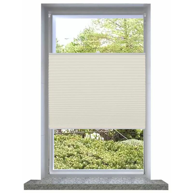 

Plisé para ventana persiana 60x100cm crema - Rogal