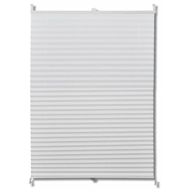 

Plisse Persiana Cortina Plisada Blanca 40x100cm - Blanco - Vidaxl