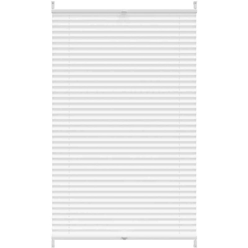 

Plisse Persiana Cortina Plisada Blanca 80x100 cm - Blanco - Vidaxl