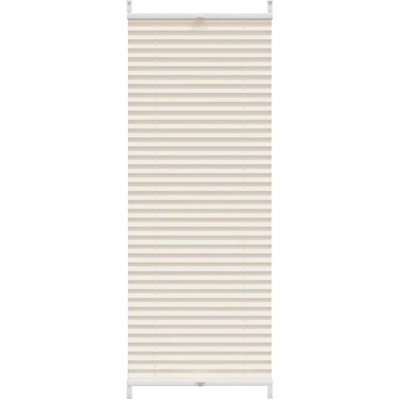 

vidaXL Persiana Plisada para Ventana Decoración Cortinas Estor Crema 40x125 cm - Crema