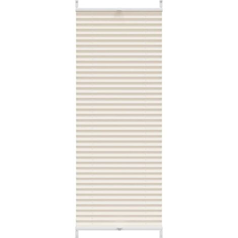 Plisé Para Ventana Persiana 40X125cm Crema