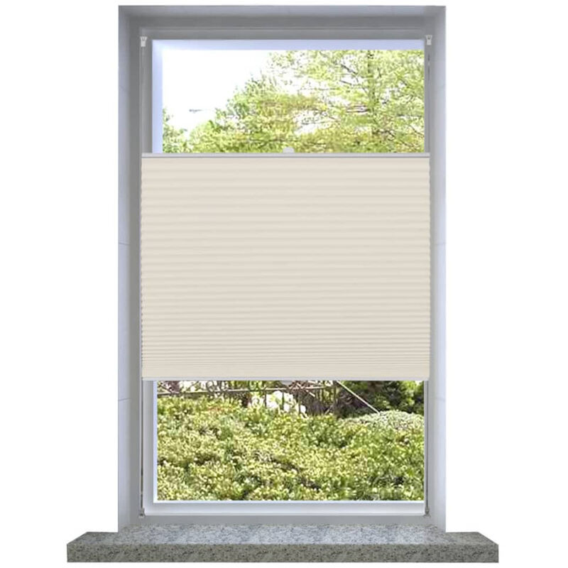 

Plise Para Ventana Persiana 50X125cm Crema
