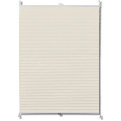 Plisé Para Ventana Persiana 70X100cm Crema