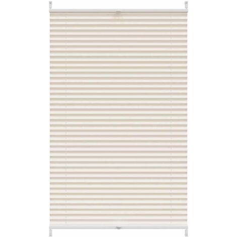 Plisé Para Ventana Persiana 70X125cm Crema