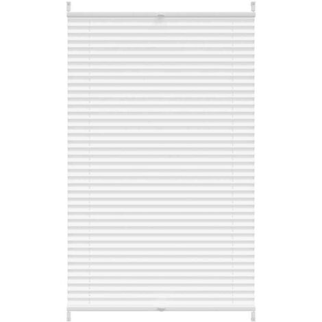 Plisse Blind 70x100cm White Pleated Blind