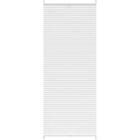 Plisse Blind 90x200cm White Pleated Blind vidaXL