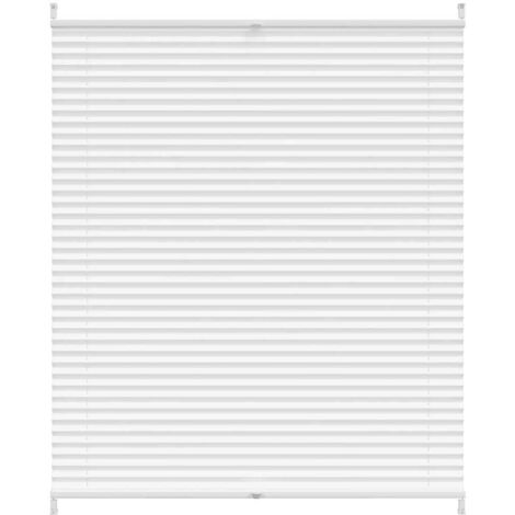 Plisse Blind White Pleated Blind Different Sizes Selectable Easy Installation