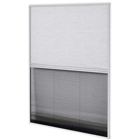 Plisse Insect Screen for Windows Aluminium 60x80 cm with Shade vidaXL