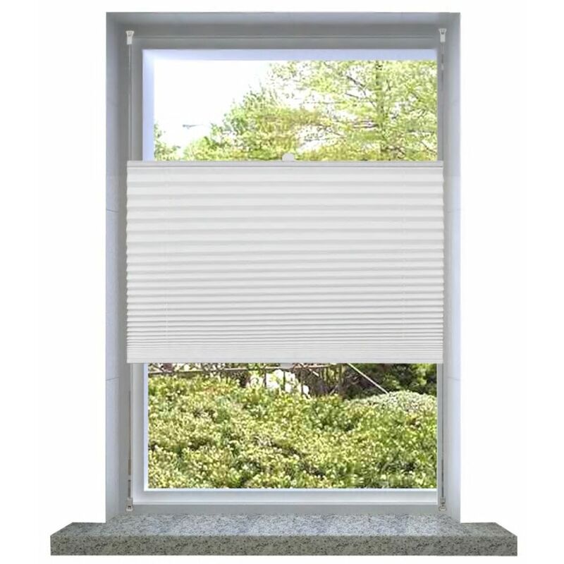 

Plisse Persiana Blanco Cortina Plisada 80X125cm