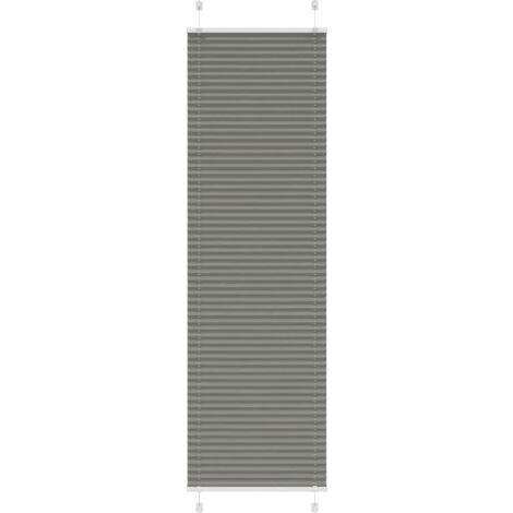Plissee Anthrazit 65x200 cm Stoffbreite 64,4 cm Polyester vidaXL