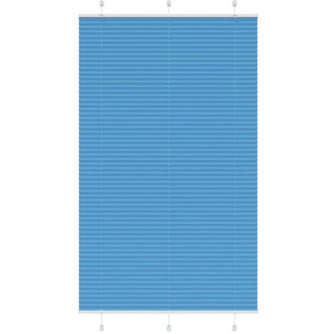 Plissee Blau 115x200 cm Stoffbreite 114,4 cm Polyester vidaXL