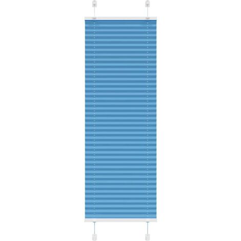 Plissee Blau 40x150 cm Stoffbreite 39,4 cm Polyester vidaXL