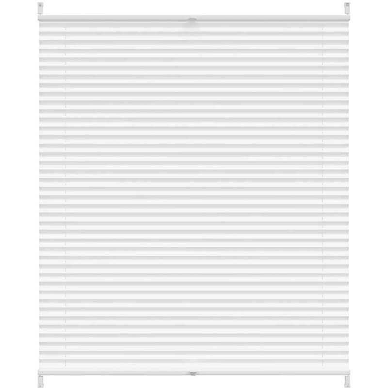 Plissee Faltrollo Rollo Plisseerollo 110x150cm Weiß Vidaxl