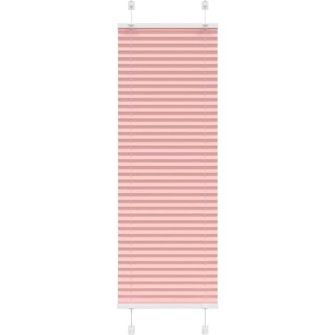 Plissee Rosa 40x100 cm Stoffbreite 39,4 cm Polyester vidaXL