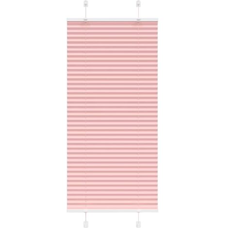 Plissee Rosa 65x100 cm Stoffbreite 64,4 cm Polyester vidaXL