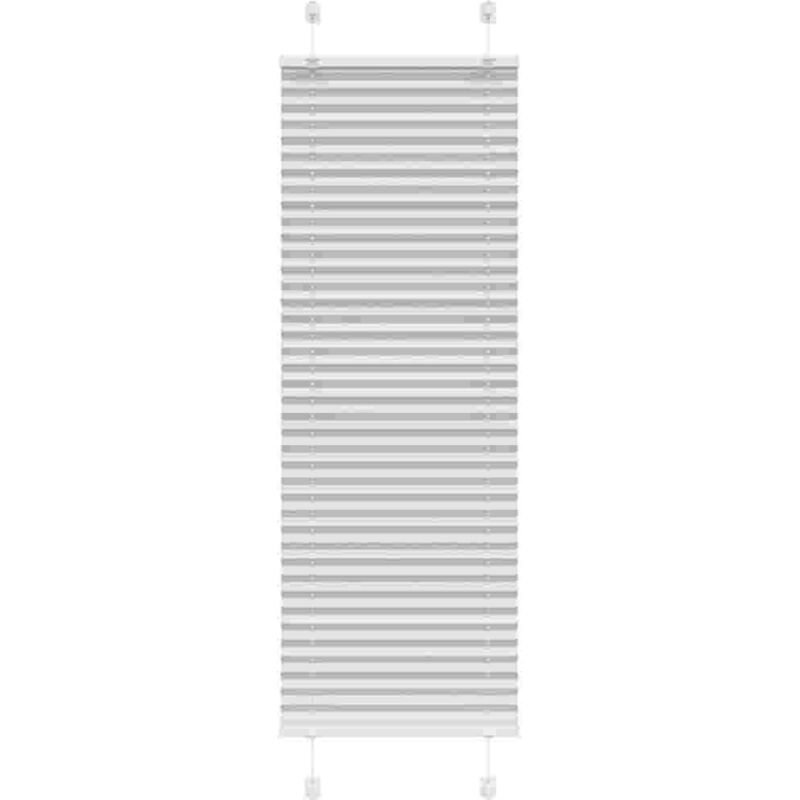 Plissee Hellgrau 50x150 Cm Stoffbreite 49, 4 Cm Polyester Vidaxl