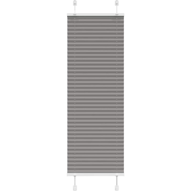Plissee Anthrazit 45x100 Cm Stoffbreite 44, 4 Cm Polyester Vidaxl