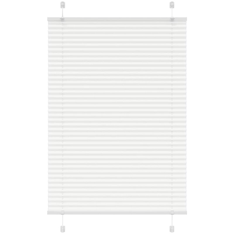Plissee Weiß 95x150 Cm Stoffbreite 94, 4 Cm Polyester Vidaxl