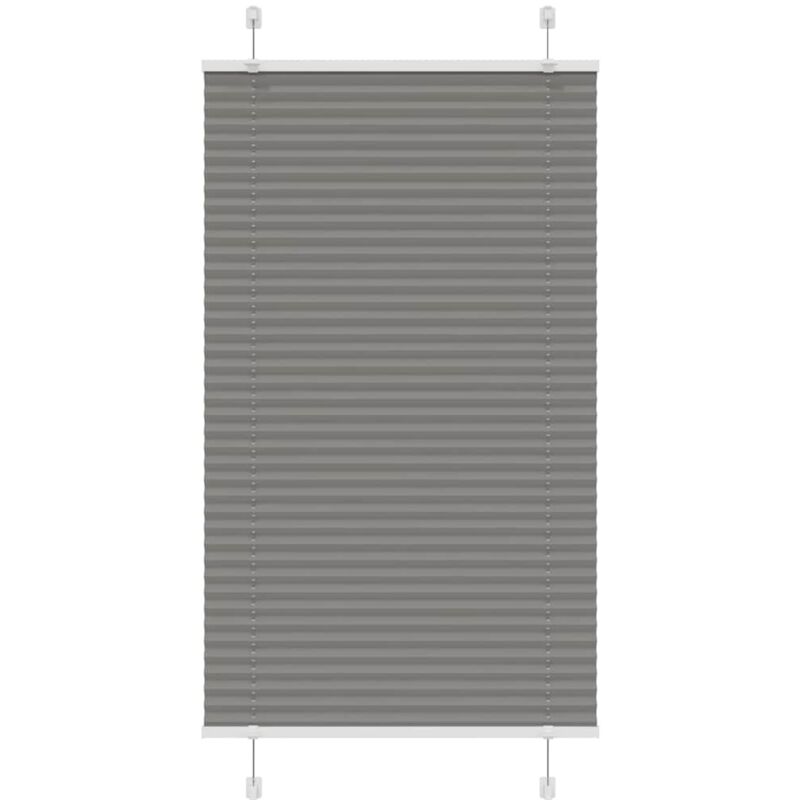 Plissee Anthrazit 70x150 Cm Stoffbreite 69, 4 Cm Polyester Vidaxl