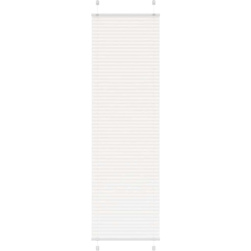 Plissee Weiß 60x200 Cm Stoffbreite 59, 4 Cm Polyester Vidaxl