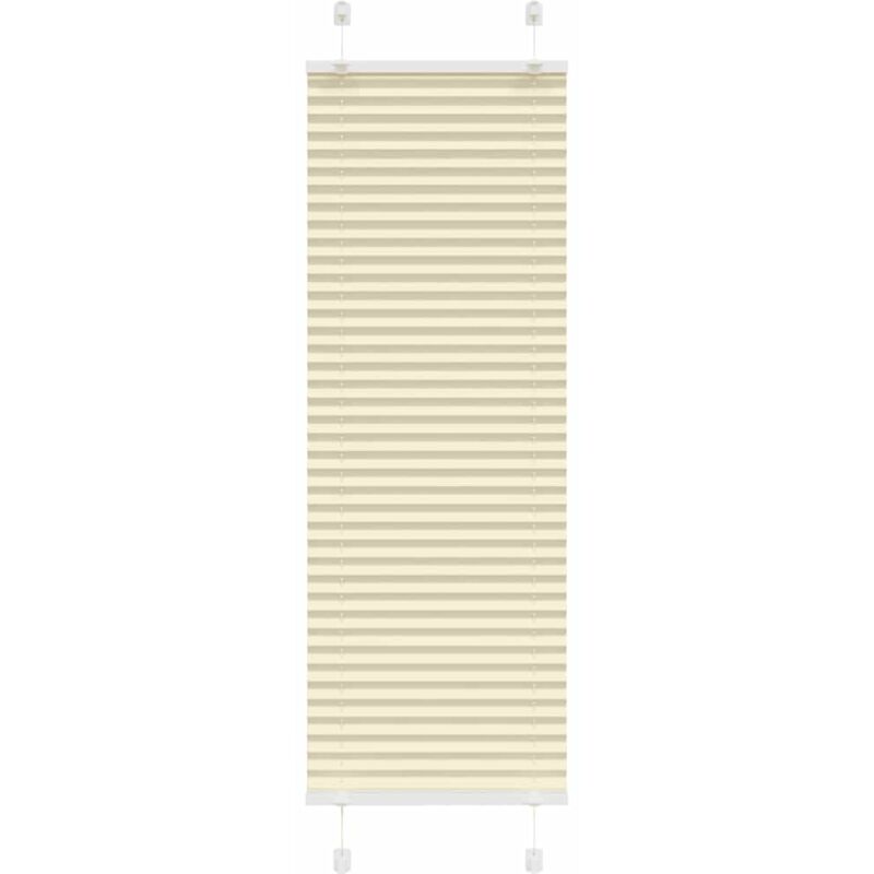 Plissee Creme 50x150 Cm Stoffbreite 49, 4 Cm Polyester Vidaxl