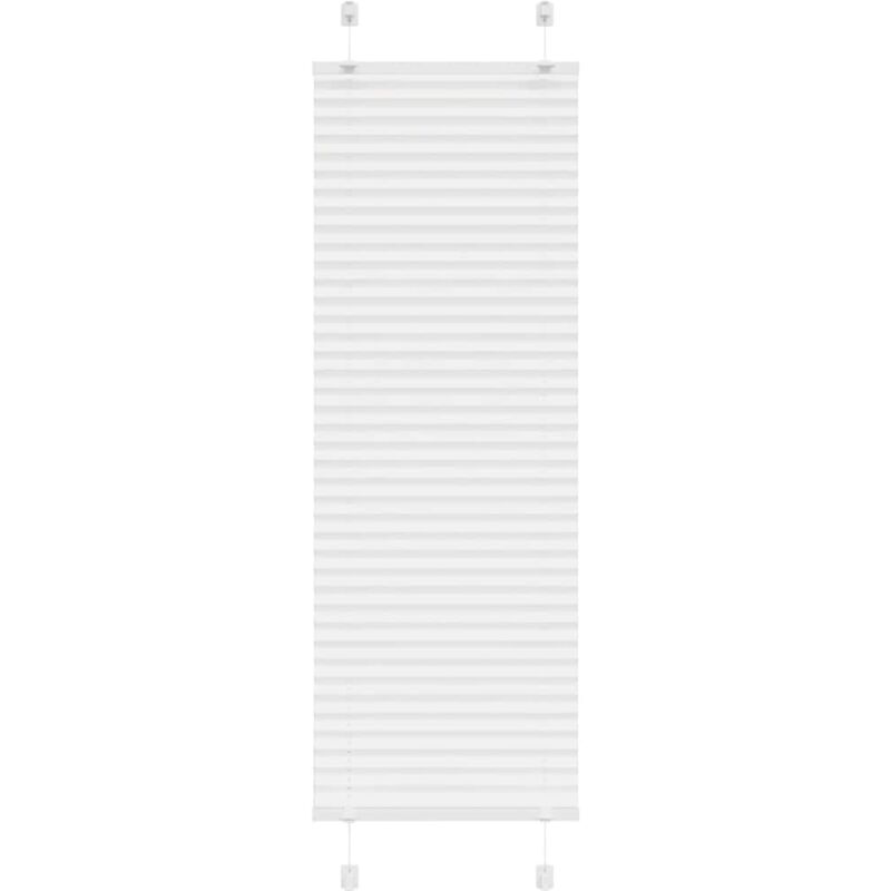 Plissee Weiß 45x100 Cm Stoffbreite 44, 4 Cm Polyester Vidaxl