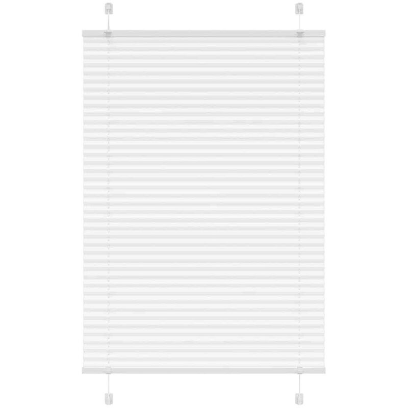 Plissee Weiß 90x150 Cm Stoffbreite 89, 4 Cm Polyester Vidaxl