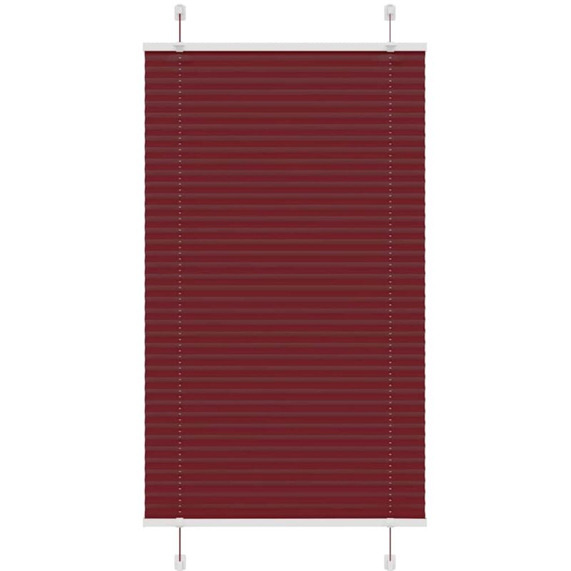 Plissee Bordeauxrot 70x150 Cm Stoffbreite 69, 4 Cm Polyester Vidaxl