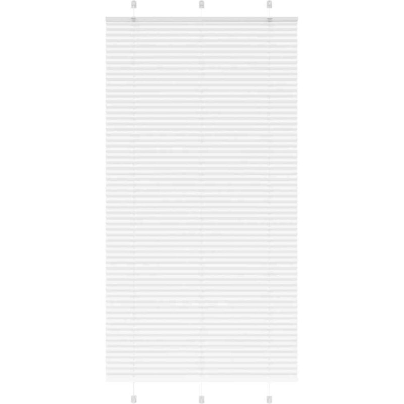Plissee Weiß 105x200 Cm Stoffbreite 104, 4 Cm Polyester Vidaxl