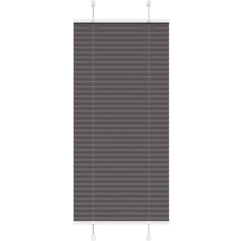 Plissee Schwarz 65x150 Cm Stoffbreite 64, 4 Cm Polyester Vidaxl