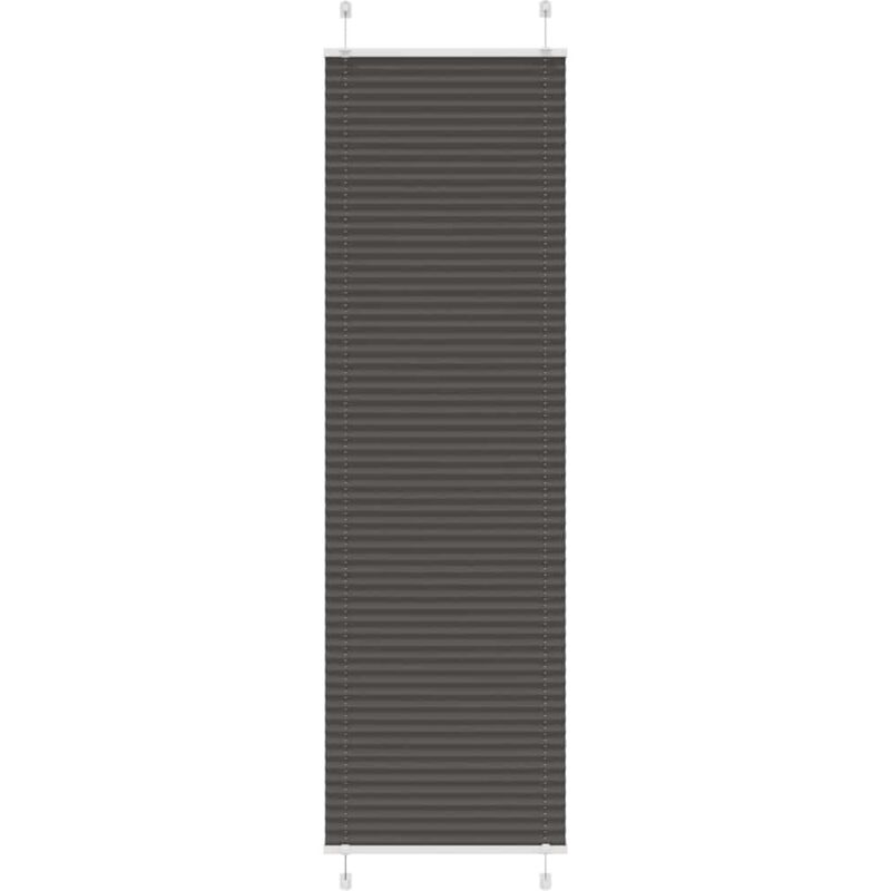 Plissee Schwarz 65x200 Cm Stoffbreite 64, 4 Cm Polyester Vidaxl